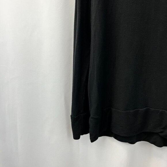 Half Moon by Modern Movement Womens Black Long Sleeve Cut Out Back Shirt Large - Picture 7 of 9